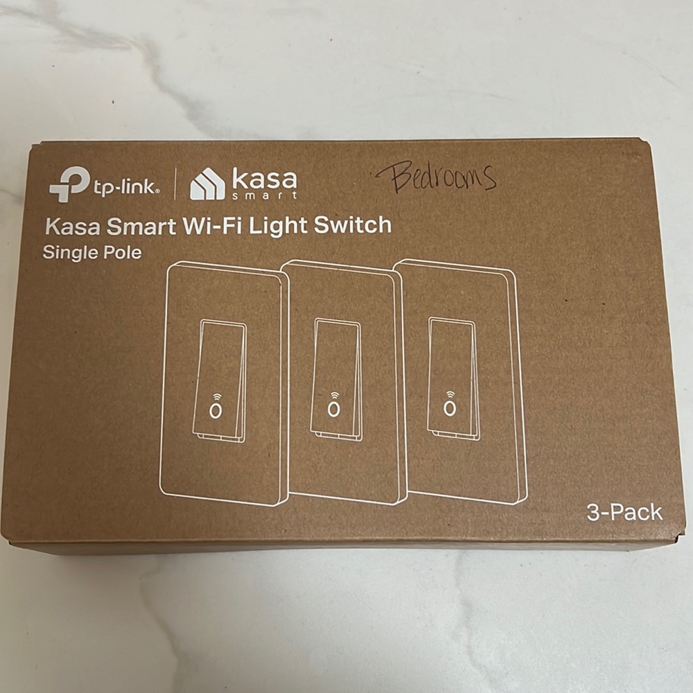 Kasa smart Wi-Fi light switch single pole